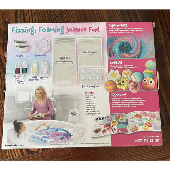 Spa Lab Bath Bombs Kit - Make Bath Bombs - STEM Science Open Box Brand NEW - Picture 8 of 9
